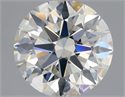Natural Diamond 0.81 Carats, Round with Excellent Cut, J Color, SI1 Clarity and Certified by GIA