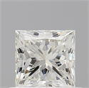 Diamante Natural 0.62 quilates, Princesa , Color I, claridad VVS1 y certificado GIA