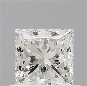 Picture of Natural Diamond 0.62 Carats, Princess with  Cut, I Color, VVS1 Clarity and Certified by GIA