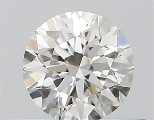 Picture of Natural Diamond 0.40 Carats, Round with Excellent Cut, H Color, VVS1 Clarity and Certified by GIA