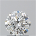 Natural Diamond 1.01 Carats, Round with Excellent Cut, G Color, SI1 Clarity and Certified by GIA