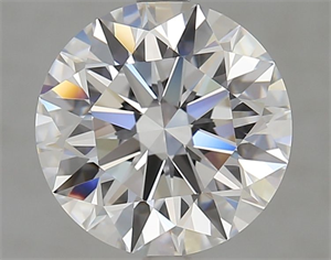 Picture of Lab Grown Diamond 3.29 Carats, Round with Excellent Cut, D Color, VVS1 Clarity and Certified by GIA