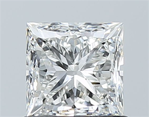 Picture of Natural Diamond 1.00 Carats, Princess with  Cut, G Color, VS1 Clarity and Certified by GIA