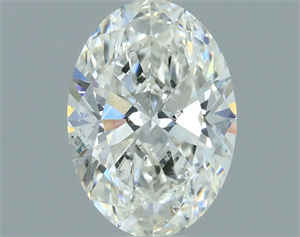 Picture of Natural Diamond 0.51 Carats, Oval with  Cut, H Color, SI2 Clarity and Certified by GIA