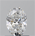 Natural Diamond 0.71 Carats, Oval with  Cut, E Color, VS2 Clarity and Certified by GIA