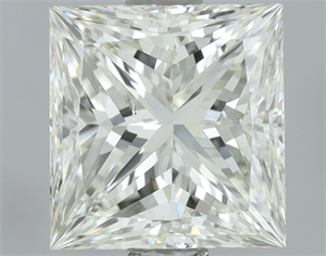 Picture of Natural Diamond 1.55 Carats, Princess with  Cut, I Color, SI1 Clarity and Certified by IGI
