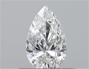 Foto Diamante Natural 0.30 quilates, De pera , Color E, claridad VVS1 y certificado GIA de