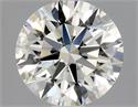 Natural Diamond 0.90 Carats, Round with Excellent Cut, K Color, VS1 Clarity and Certified by GIA