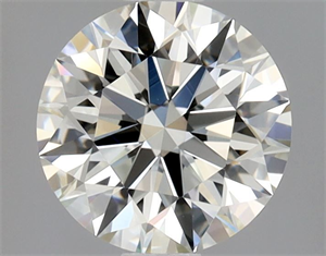 Picture of Natural Diamond 0.90 Carats, Round with Excellent Cut, K Color, VS1 Clarity and Certified by GIA