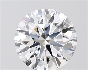 Picture of Lab Grown Diamond 1.51 Carats, Round with Ideal Cut, D Color, VVS2 Clarity and Certified by IGI