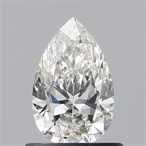 Picture of Natural Diamond 0.64 Carats, Pear with  Cut, G Color, VVS1 Clarity and Certified by GIA