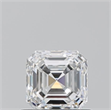 Natural Diamond 0.70 Carats, Asscher with  Cut, F Color, VVS2 Clarity and Certified by GIA