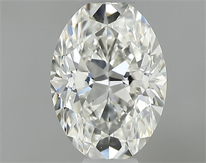 Picture of Natural Diamond 0.40 Carats, Oval with  Cut, I Color, VS2 Clarity and Certified by GIA