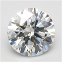 Del inventario de diamantes de laboratorio, 10.08 quilates, Redondo , Color F, claridad VVS2 y certificado IGI