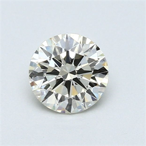 Picture of Natural Diamond 0.55 Carats, Round with Excellent Cut, L Color, VS2 Clarity and Certified by GIA