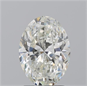 Natural Diamond 2.21 Carats, Oval with  Cut, I Color, SI1 Clarity and Certified by GIA