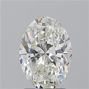 Foto Diamante Natural 2.21 quilates, Ovalado , Color I, claridad SI1 y certificado GIA de