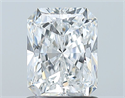 Natural Diamond 1.20 Carats, Radiant with  Cut, E Color, VS2 Clarity and Certified by GIA