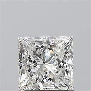 Picture of Natural Diamond 1.01 Carats, Princess with  Cut, H Color, SI1 Clarity and Certified by GIA