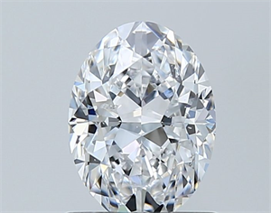 Picture of Natural Diamond 1.01 Carats, Oval with  Cut, D Color, SI2 Clarity and Certified by GIA
