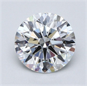 Diamante Natural 1.51 quilates, Redondo , Color D, claridad VS2 y certificado GIA