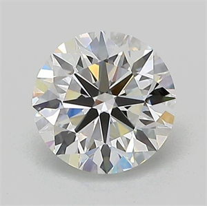 Picture of Lab Grown Diamond 1.00 Carats, Round with Ideal Cut, D Color, VVS2 Clarity and Certified by IGI