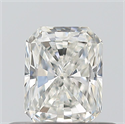 Natural Diamond 0.42 Carats, Radiant with  Cut, H Color, VVS1 Clarity and Certified by GIA