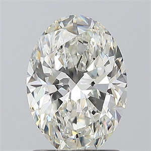 Picture of Natural Diamond 1.20 Carats, Oval with  Cut, H Color, VVS2 Clarity and Certified by GIA