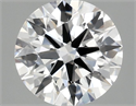 Lab Grown Diamond 2.01 Carats, Round with Ideal Cut, D Color, VVS2 Clarity and Certified by IGI
