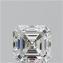 Diamante Natural 1.51 quilates, Asscher , Color I, claridad VS1 y certificado GIA