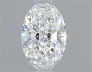 Picture of Natural Diamond 0.57 Carats, Oval with  Cut, E Color, SI1 Clarity and Certified by GIA