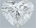 Diamante Natural 1.30 quilates, Corazón , Color H, claridad VVS2 y certificado IGI