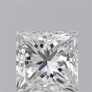 Picture of Natural Diamond 0.70 Carats, Princess with  Cut, G Color, VVS2 Clarity and Certified by GIA