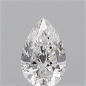 Diamante Natural 0.54 quilates, De pera , Color E, claridad VVS2 y certificado GIA