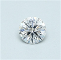 Natural Diamond 0.45 Carats, Round with Excellent Cut, E Color, SI2 Clarity and Certified by GIA