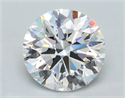 Lab Grown Diamond 4.06 Carats, Round with Ideal Cut, E Color, VVS2 Clarity and Certified by IGI