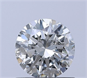 Diamante Natural 0.70 quilates, Redondo , Color H, claridad SI2 y certificado GIA
