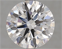 Lab Grown Diamond 3.42 Carats, Round with Ideal Cut, D Color, VVS2 Clarity and Certified by IGI