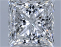 Natural Diamond 0.30 Carats, Princess with  Cut, E Color, VVS2 Clarity and Certified by GIA