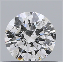 Diamante Natural 0.43 quilates, Redondo , Color F, claridad I1 y certificado GIA