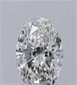 Natural Diamond 0.30 Carats, Oval with  Cut, G Color, VS1 Clarity and Certified by GIA