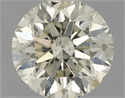 Natural Diamond 0.71 Carats, Round with Excellent Cut, J Color, SI2 Clarity and Certified by IGI