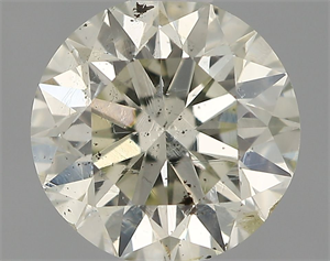 Picture of Natural Diamond 0.71 Carats, Round with Excellent Cut, J Color, SI2 Clarity and Certified by IGI
