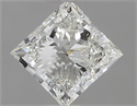 Natural Diamond 0.71 Carats, Princess with  Cut, I Color, VS1 Clarity and Certified by GIA