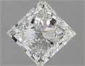Natural Diamond 0.71 Carats, Princess with  Cut, I Color, VS1 Clarity and Certified by GIA