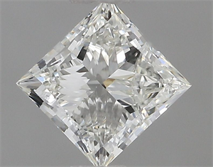 Picture of Natural Diamond 0.71 Carats, Princess with  Cut, I Color, VS1 Clarity and Certified by GIA