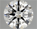 Natural Diamond 0.70 Carats, Round with Excellent Cut, J Color, VVS2 Clarity and Certified by GIA