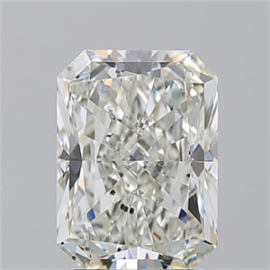 Picture of Natural Diamond 3.01 Carats, Radiant with  Cut, J Color, SI2 Clarity and Certified by GIA