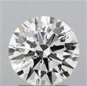 Lab Grown Diamond 2.20 Carats, Round with Ideal Cut, E Color, VVS2 Clarity and Certified by IGI