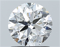 Diamante Natural 1.00 quilates, Redondo , Color F, claridad SI2 y certificado GIA
